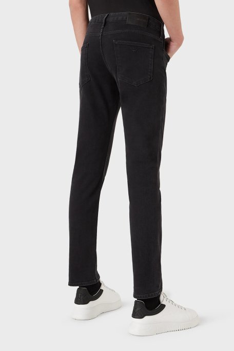 Emporio Armani Slim Fit Cepli Pamuklu J06 Jeans Erkek Kot Pantolon 8N1J06 1G0IZ 0006 SİYAH - 3