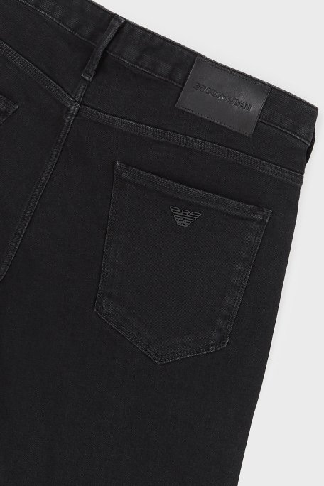 Emporio Armani Slim Fit Cepli Pamuklu J06 Jeans Erkek Kot Pantolon 8N1J06 1G0IZ 0006 SİYAH - 5