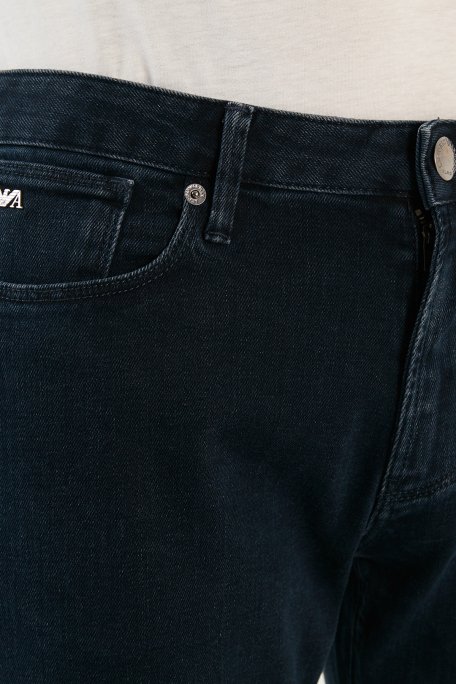 Emporio Armani Slim Fit Cepli Pamuklu J06 Jeans Erkek Kot Pantolon 8N1J06 1G0IZ 0942 LACİVERT - 6