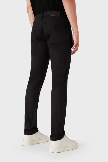 Emporio Armani Slim Fit Cepli Pamuklu J06 Jeans Erkek Kot Pantolon 8N1J06 1NJ9Z 0999 SİYAH - 2