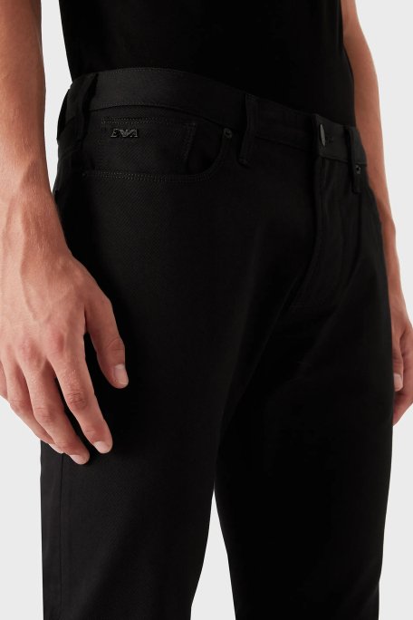 Emporio Armani Slim Fit Cepli Pamuklu J06 Jeans Erkek Kot Pantolon 8N1J06 1NJ9Z 0999 SİYAH - 4