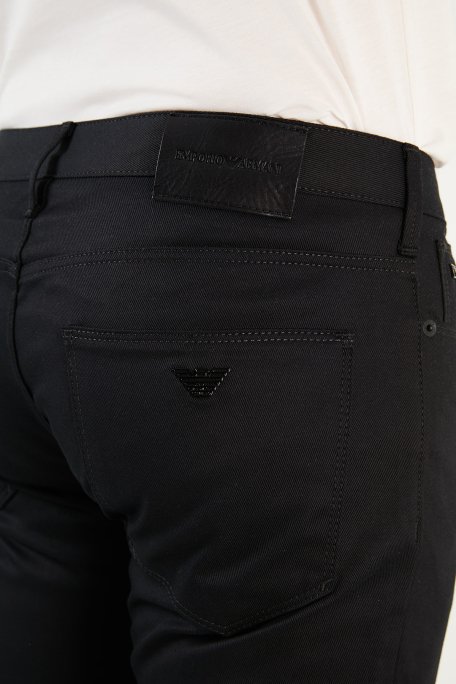 Emporio Armani Slim Fit Cepli Pamuklu J06 Jeans Erkek Kot Pantolon 8N1J06 1NJ9Z 0999 SİYAH - 7