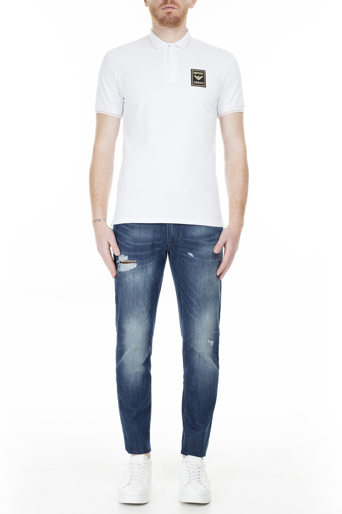 Emporio Armani J06 Jeans Erkek Kot Pantolon S 6G1J06 1D6YZ 0941 LACİVERT