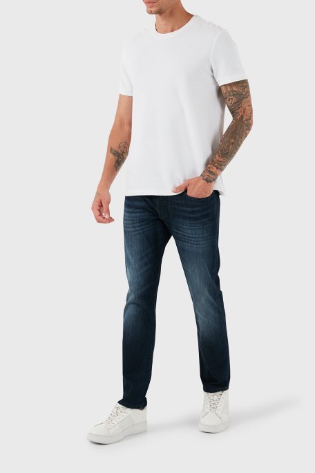 Emporio Armani J06 Slim Fit Düşük Bel Jeans Erkek Kot Pantolon 8N1J06 1D16Z 0942 LACİVERT - 2