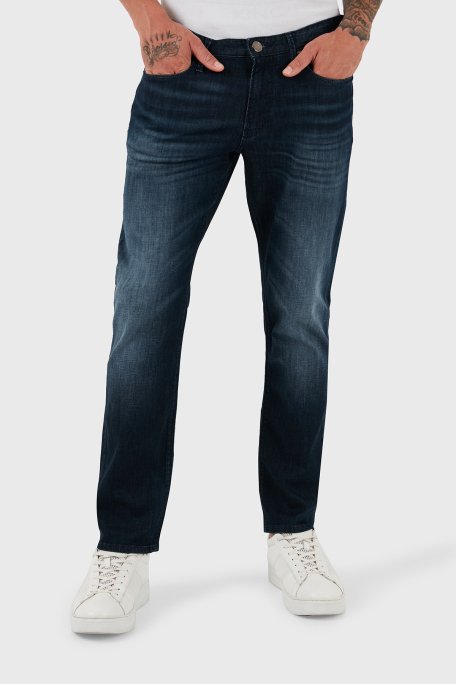 Emporio Armani J06 Slim Fit Düşük Bel Jeans Erkek Kot Pantolon 8N1J06 1D16Z 0942 LACİVERT - 3
