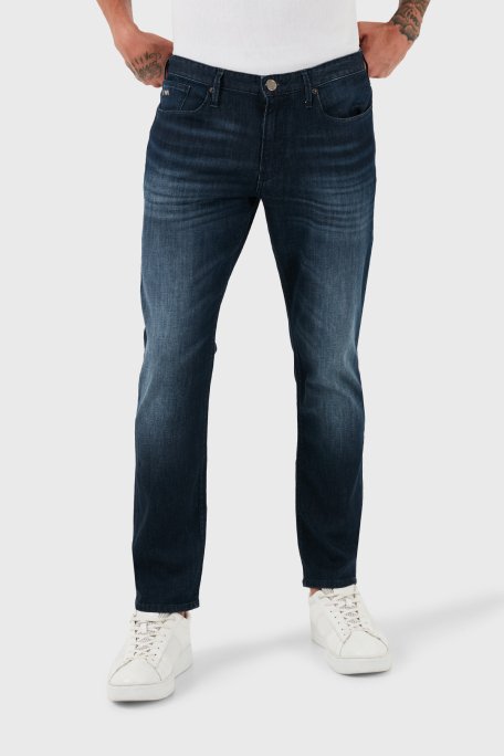 Emporio Armani J06 Slim Fit Düşük Bel Jeans Erkek Kot Pantolon 8N1J06 1D16Z 0942 LACİVERT - 5