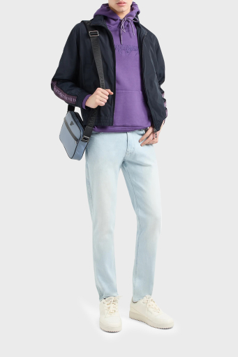Emporio Armani J16 Düşük Bel Slim Fit Düz Paça Jeans Erkek Kot Pantolon 3D1J16 1D13Z 0943 AÇIK MAVİ - 8