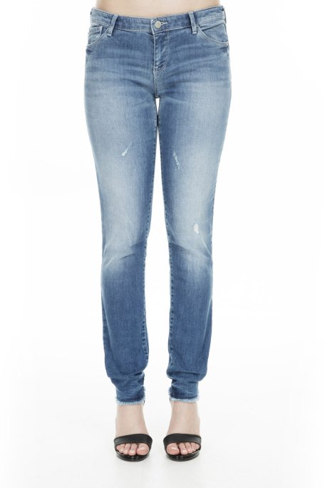 Emporio Armani J23 Jeans Bayan Kot Pantolon S 3G2J23 2D4NZ 0941 MAVİ - 2