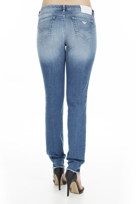 Emporio Armani J23 Jeans Bayan Kot Pantolon S 3G2J23 2D4NZ 0941 MAVİ - 5