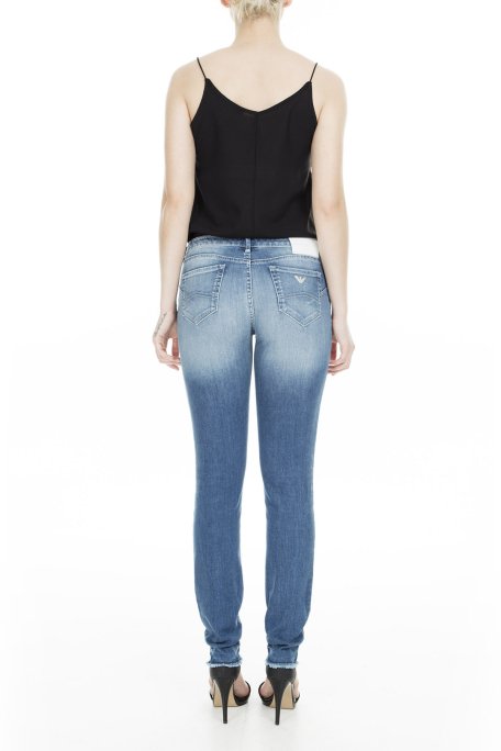 Emporio Armani J23 Jeans Bayan Kot Pantolon S 3G2J23 2D4NZ 0941 MAVİ - 6