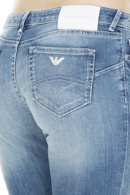 Emporio Armani J23 Jeans Bayan Kot Pantolon S 3G2J23 2D4NZ 0941 MAVİ - 8