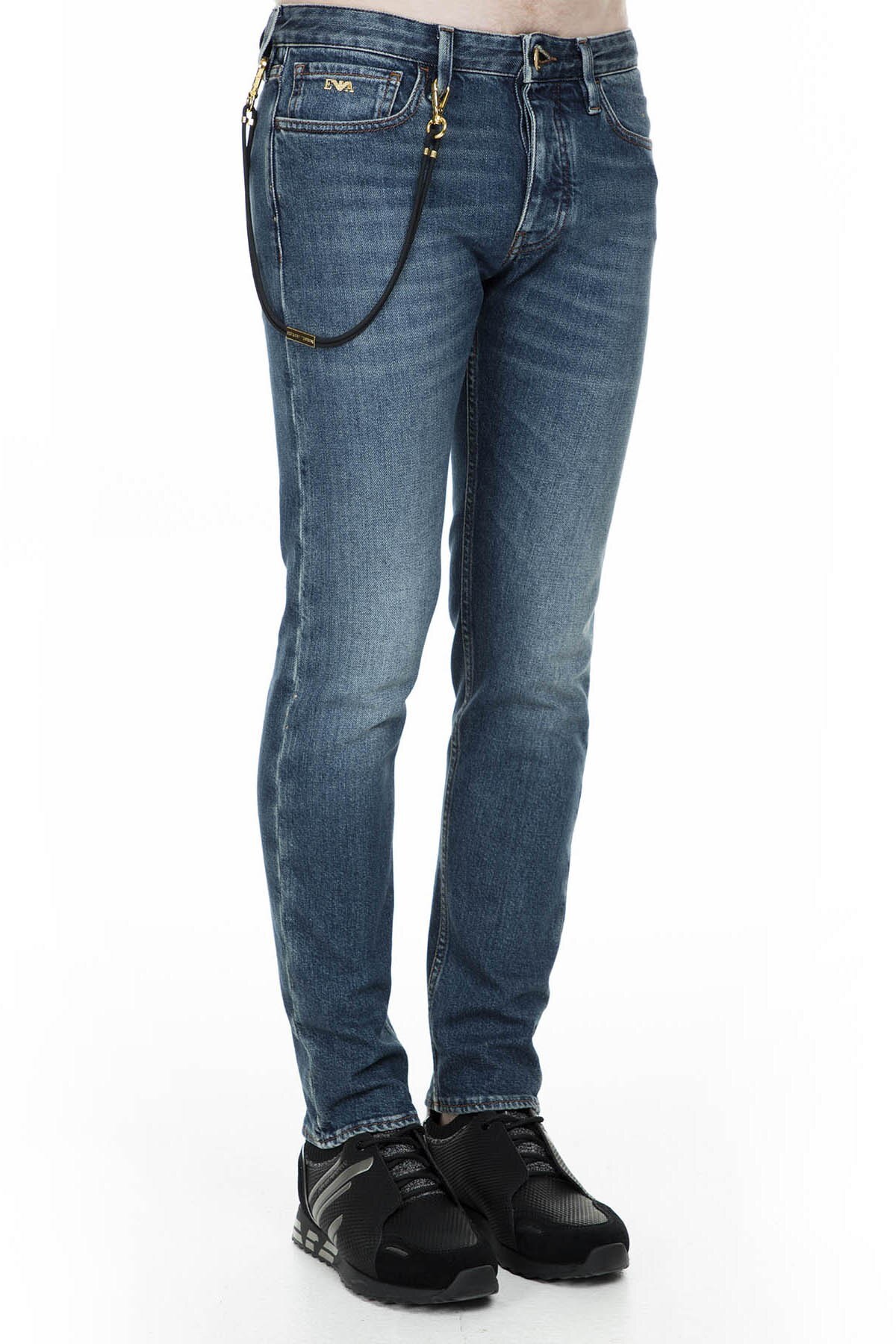 Emporio Armani J75 Jeans Erkek Kot Pantolon 6G1J75 1D8GZ 0942 MAVİ