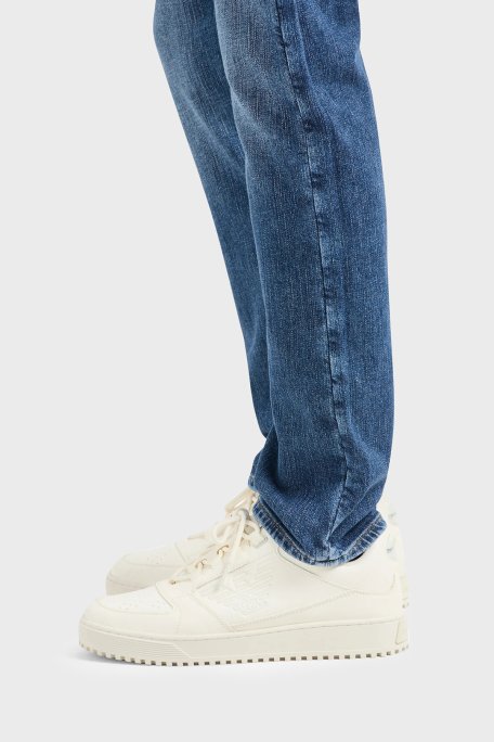 Emporio Armani J75 Slim Fit Düşük Bel Jeans Erkek Kot Pantolon 3D1J75 1D01Z 0942 LACİVERT - 4