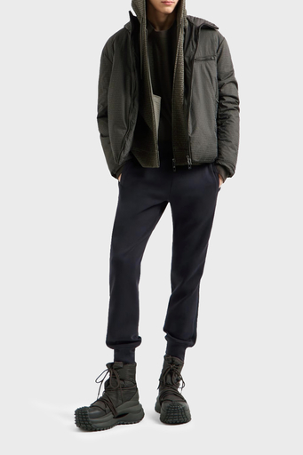 Emporio Armani Jakarlı Dolgulu Regular Fit Kapüşonlu Erkek Mont 6D1B64 1NNXZ 05A6 HAKİ - 3