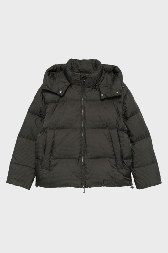 Emporio Armani Jakarlı Regular Fit Kuş Tüyü Dolgulu Çıkarılabilir Kapüşonlu Şişme Erkek Mont 6D1BC3 1NNXZ 05A6 HAKİ - 5