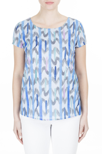 Emporio Armani Bayan Bluz 3H2K84 2N4IZ F702 MAVİ - 7