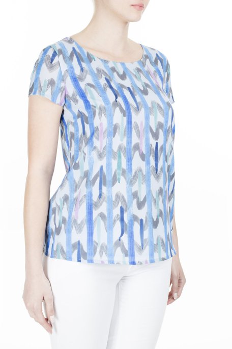 Emporio Armani Bayan Bluz 3H2K84 2N4IZ F702 MAVİ - 4