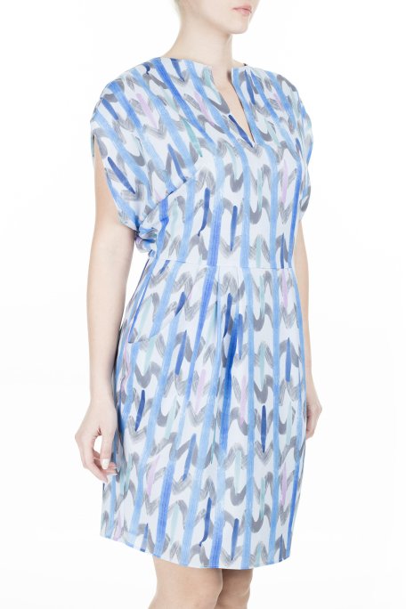 Emporio Armani Bayan Elbise 3H2A93 2N4IZ F702 MAVİ - 6