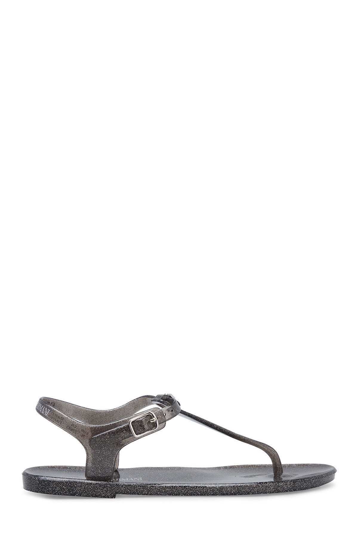 Emporio Armani Kadın Sandalet X3QS06 XL816 M603 SİYAH-GÜMÜŞ