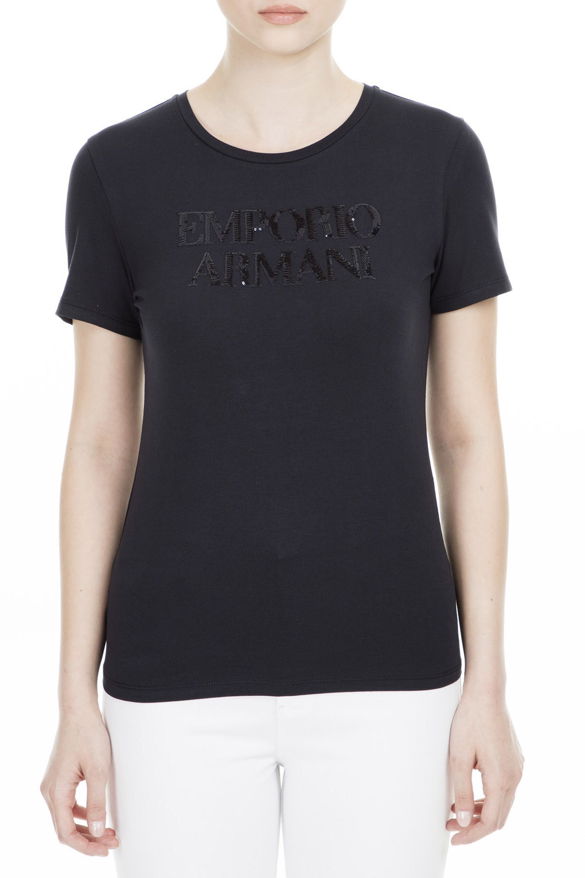 Emporio Armani Kadın T Shirt S 3G2T86 2JQAZ 0920 LACİVERT