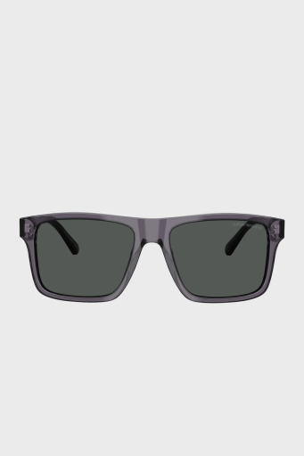 Emporio Armani Kare Güneş Erkek Gözlük 0EA4232 610687 57 Şeffaf Koyu Gri-Duman - 5