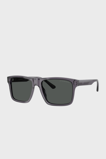 Emporio Armani Kare Güneş Erkek Gözlük 0EA4232 610687 57 Şeffaf Koyu Gri-Duman - 6