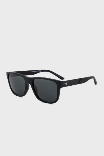 Emporio Armani Kare Güneş Erkek Gözlük 0EA4243 5001T3 56 Mat Siyah-Koyu Gri - 1