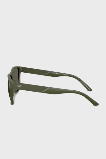 Emporio Armani Kare Güneş Erkek Gözlük 0EA4243 618471 56 Mat Yeşil-Koyu Kahve - 7
