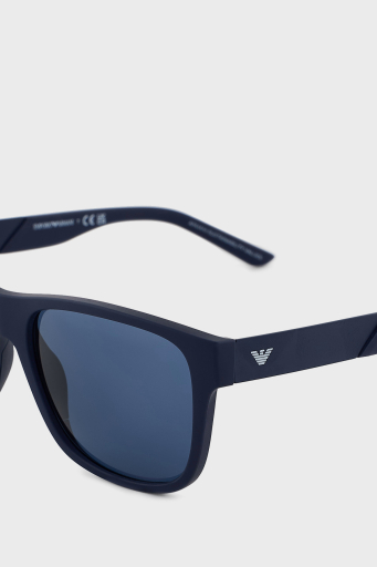 Emporio Armani Kare Güneş Erkek Gözlük 0EA4243 624480 56 Mat Mavi-Koyu Mavi - 5