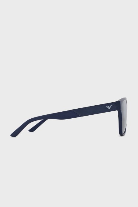 Emporio Armani Kare Güneş Erkek Gözlük 0EA4243 624480 56 Mat Mavi-Koyu Mavi - 4