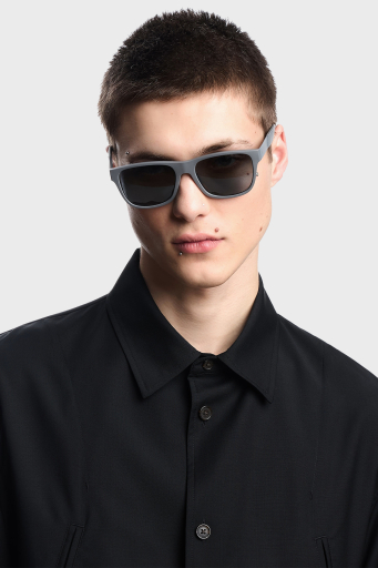 Emporio Armani Kare Güneş Erkek Gözlük 0EA4243 62451 56 Mat Gri-Gri Polarize - 6