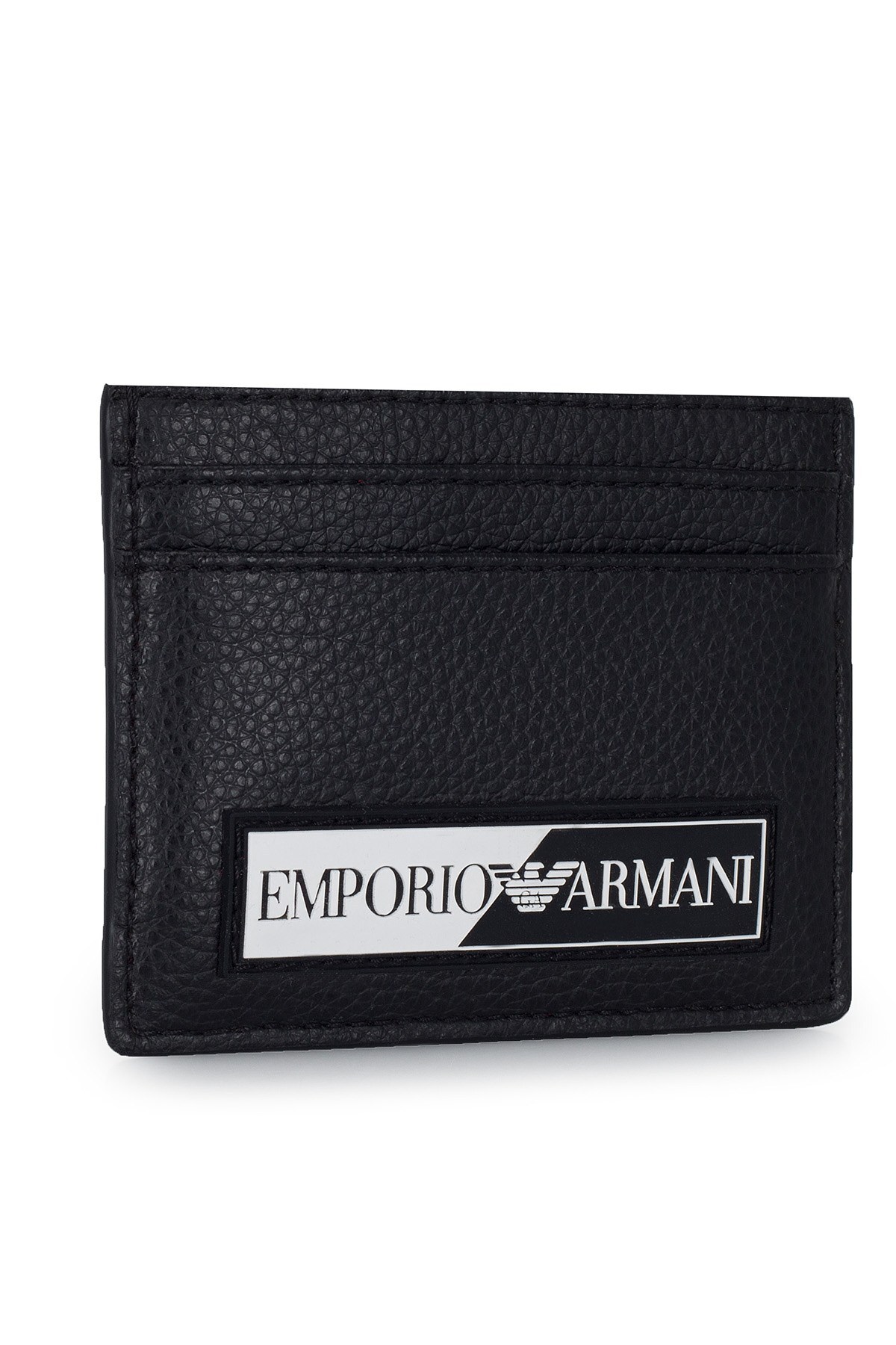 Emporio Armani Logo Baskılı Erkek Kartlık Y4R168 YTA2J 81072 SİYAH