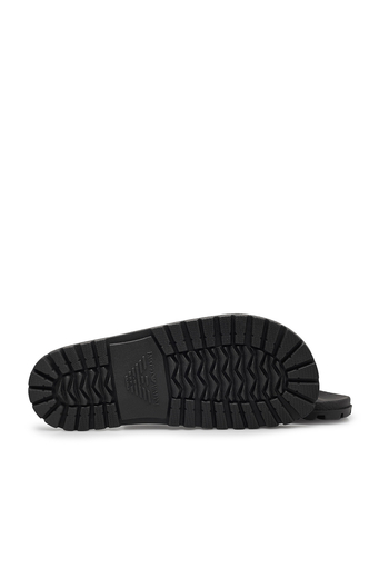 Emporio Armani Logo Baskılı Erkek Terlik X4P110 XM855 D611 SİYAH - 4