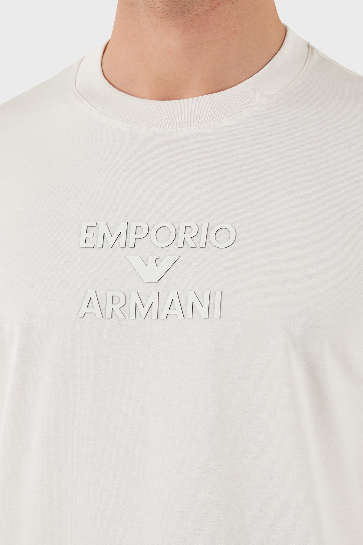 Tシャツ・カットソー EMPORIO ARMANI Men T-shirt White EM000780AF12926 U0003 emporio armani t-shirt manem000780 - em000780af12926 u0003