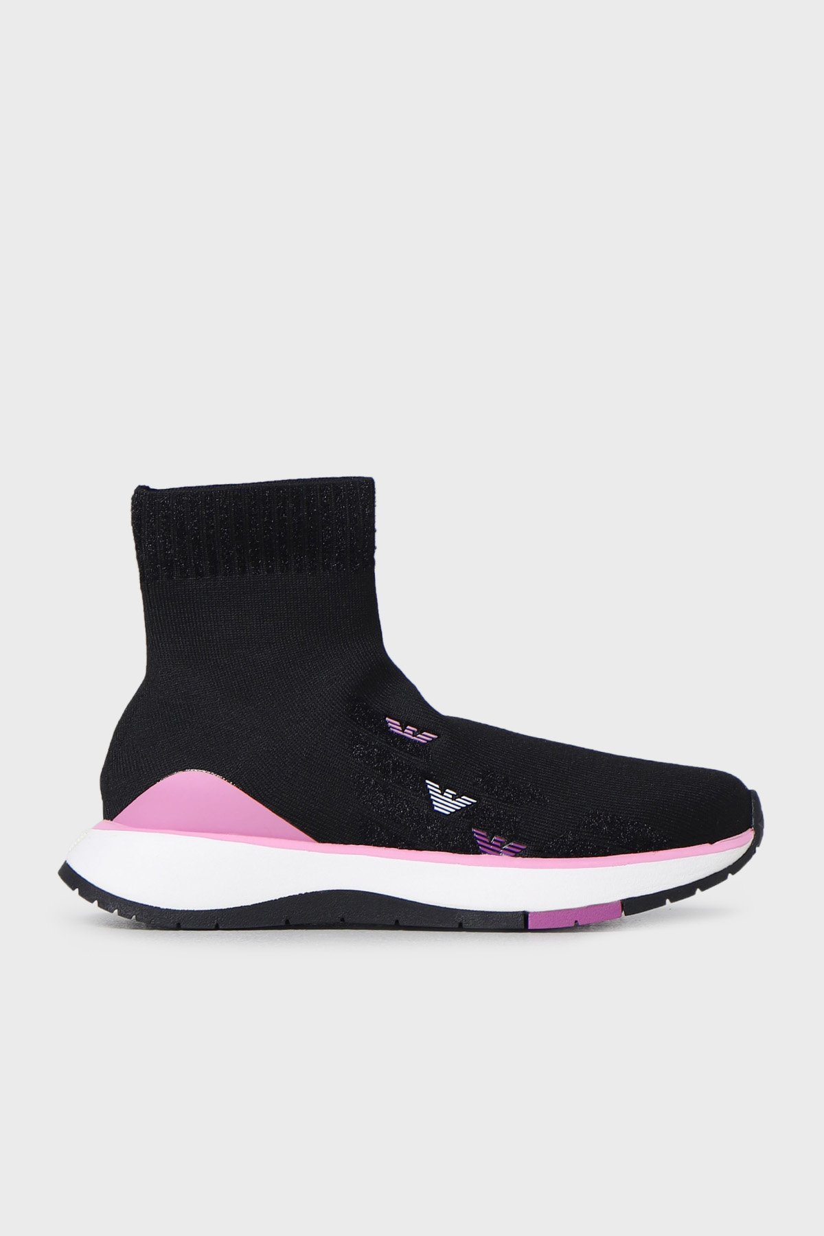 Emporio Armani Logolu Bilekli Sneaker Bayan Ayakkabı X3Z056