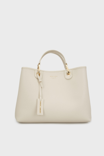 Emporio Armani Logolu Çıkarılabilir Askılı Bayan Çanta EW000360 AF12036 M1051 KREM - 5