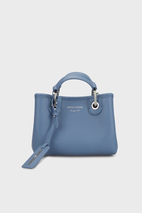 Emporio Armani Logolu Çıkarılabilir Askılı Bayan Çanta EW000382 AF12036 M8128 MAVİ - 1