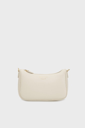 Emporio Armani Logolu Çıkarılabilir Askılı Bayan Çanta EW000539 AF12036 M1051 KREM - 1