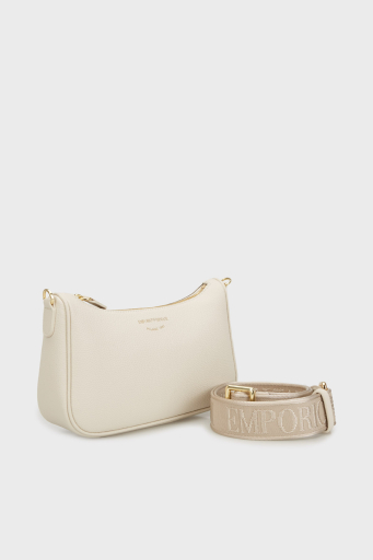 Emporio Armani Logolu Çıkarılabilir Askılı Bayan Çanta EW000539 AF12036 M1051 KREM - 2