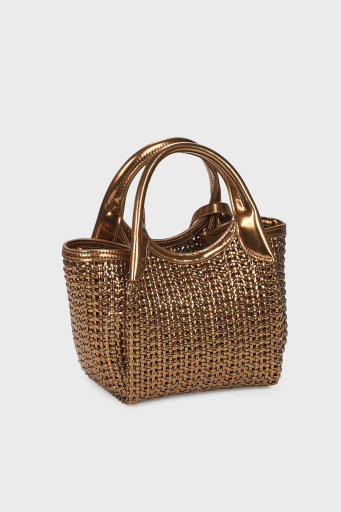 Emporio Armani Logolu Çıkarılabilir Askılı Bayan Çanta EW001011 AF15441 U6165 BRONZ - 7