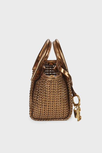 Emporio Armani Logolu Çıkarılabilir Askılı Bayan Çanta EW001011 AF15441 U6165 BRONZ - 10