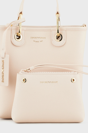 Emporio Armani Logolu Çıkarılabilir Omuz Askılı Bayan Çanta Y3D255 YFO5B 88820 PUDRA - 5