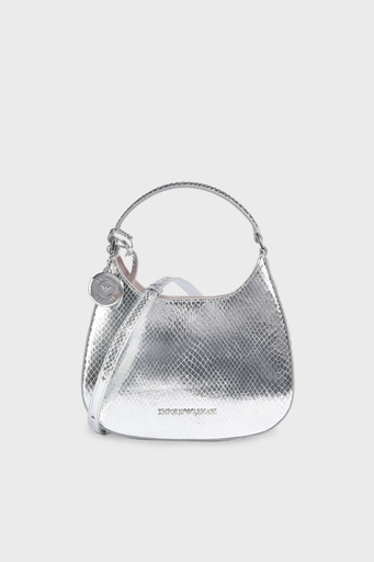 Emporio Armani Logolu Çıkarılabilir ve Ayarlanabilir Uzatma Askılı Bayan Çanta Y3H324 YWR8X 80270 GÜMÜŞ - 1