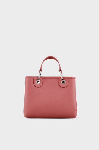 Emporio Armani Logolu Çıkartılabilir Omuz Askılı Bayan Çanta Y3D166 YFO5E 80654 GÜL KURUSU - 3