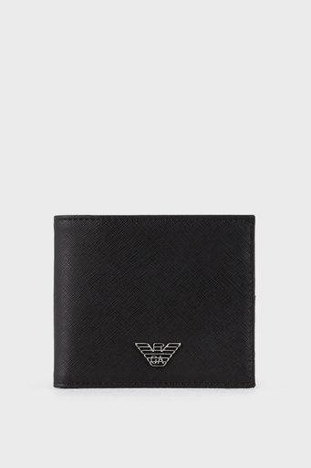 Emporio Armani Logolu Deri Erkek Cüzdan Y4R168 Y138E 81072 SİYAH - 1