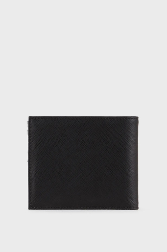 Emporio Armani Logolu Deri Erkek Cüzdan Y4R168 Y138E 81072 SİYAH - 6