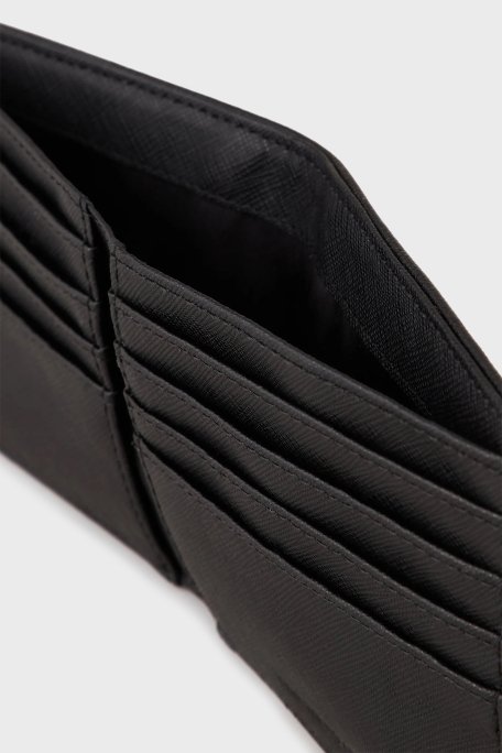 Emporio Armani Logolu Deri Erkek Cüzdan Y4R168 Y138E 81072 SİYAH - 4