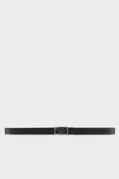 Emporio Armani Logolu Deri Erkek Kemer Y4S507 Y134J 88244 SİYAH - 3