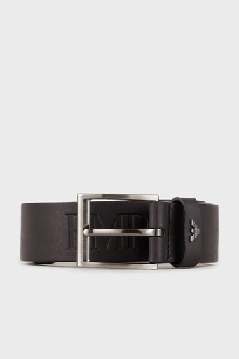 Emporio Armani Logolu Deri Erkek Kemer Y4S545 Y232J 80001 SİYAH - 1