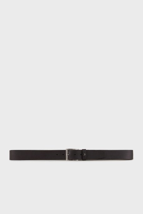 Emporio Armani Logolu Deri Erkek Kemer Y4S545 Y232J 80001 SİYAH - 3